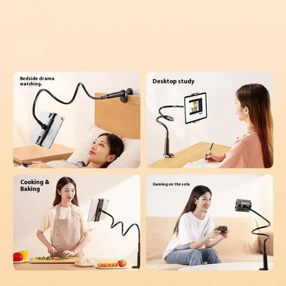 Support de téléphone universel réglable pour lit, support de tablette, montage sur lit, enregistrement vidéo, Streaming en direct, mains libres, regarder des films