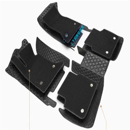 Tapis de sol de voiture personnalisés 5D, pour Nissan Murano, Double couche, doublures de sol, couverture
