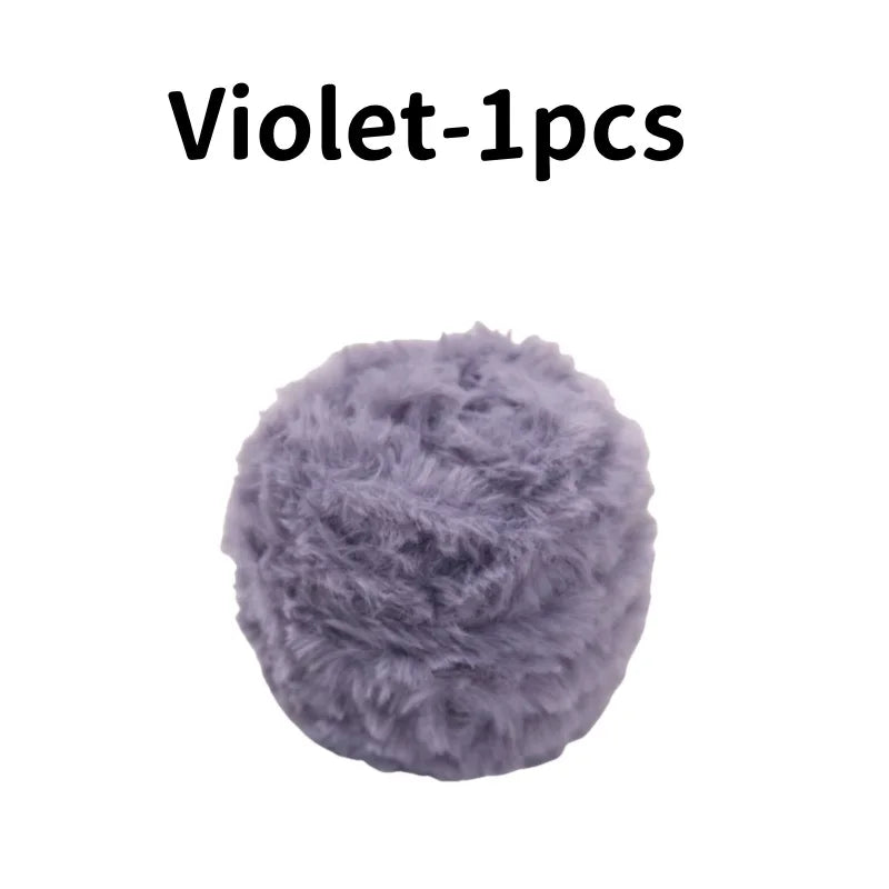 Fil de fourrure Super doux, 1 œuf de 100 grammes, fil de fausse fourrure épais et moelleux pour cils, accessoires et couvertures pour écharpe tricotée au Crochet