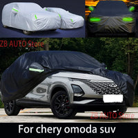 Pour chery omoda suv Protection extérieure bâches de voiture complètes couverture de neige pare-soleil étanche à la poussière accessoires extérieurs de voiture