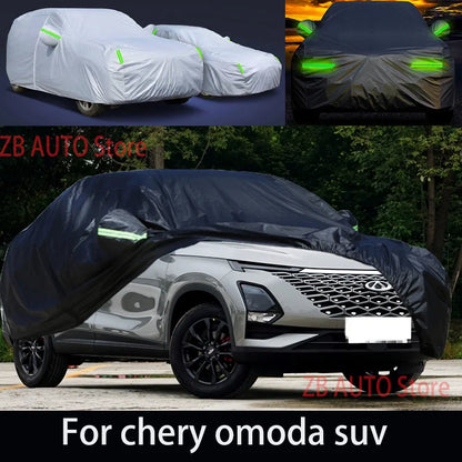 Pour chery omoda suv Protection extérieure bâches de voiture complètes couverture de neige pare-soleil étanche à la poussière accessoires extérieurs de voiture