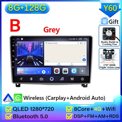 Autoradio Carplay pour Peugeot 407 2004-2011 Android 15 Navigation GPS Android Auto stéréo Android 15 vidéo 2K BT 4G No 2din DVD