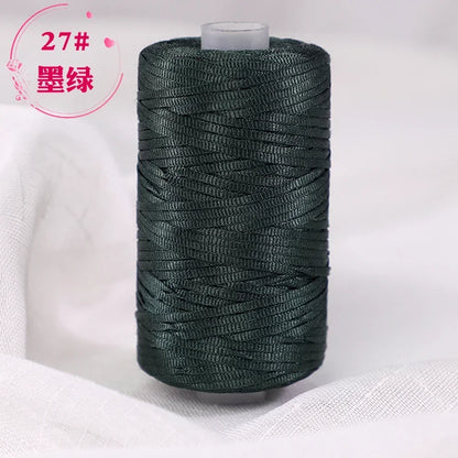 Fil de Crochet d'été en Satin, 100g/bobine, sangle conçue, fil fantaisie mélangé pour bricolage, chapeau, sac à main, pull, chapeau, 1 pièce