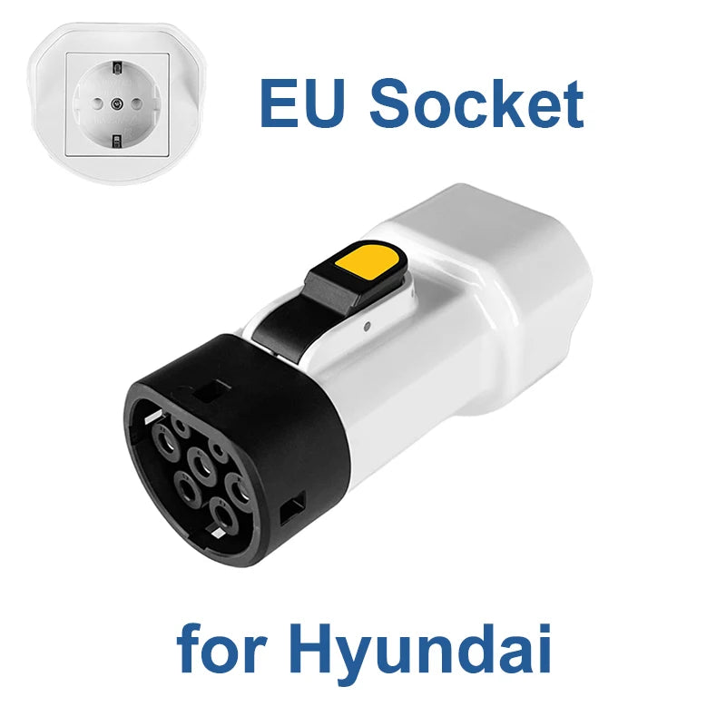EVqiaoyi – adaptateur de déchargeur Type 2 V2L, prise ue 16A, décharge type2, pour BYD MG 4 Renault Jaecoo 7 Omoda Hyundi ZEEKR