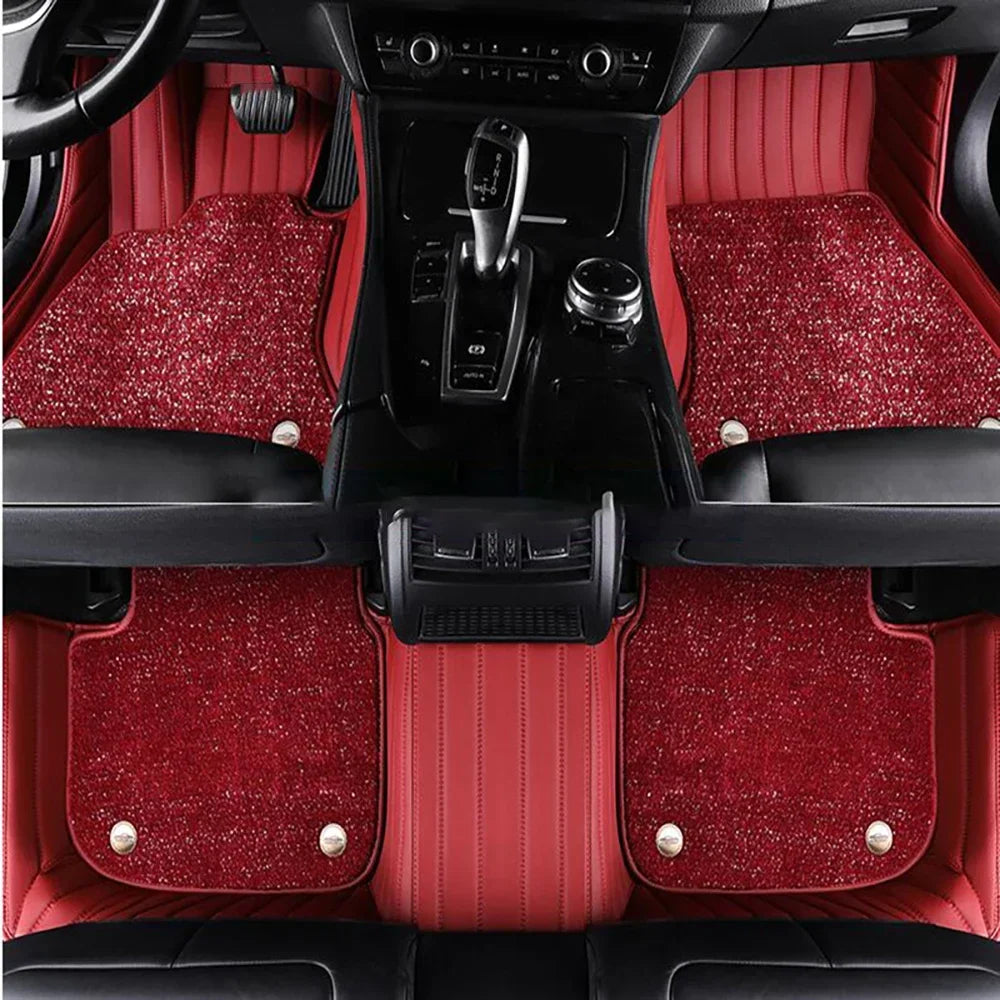 Tapis de sol de voiture personnalisés 5D, pour Nissan Murano, Double couche, doublures de sol, couverture