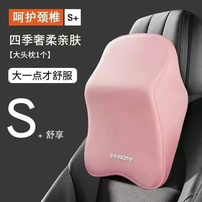 Nouvel appui-tête de voiture avec support lombaire, coussin en mousse à mémoire de forme pour le cou et protection des épaules pour un confort amélioré