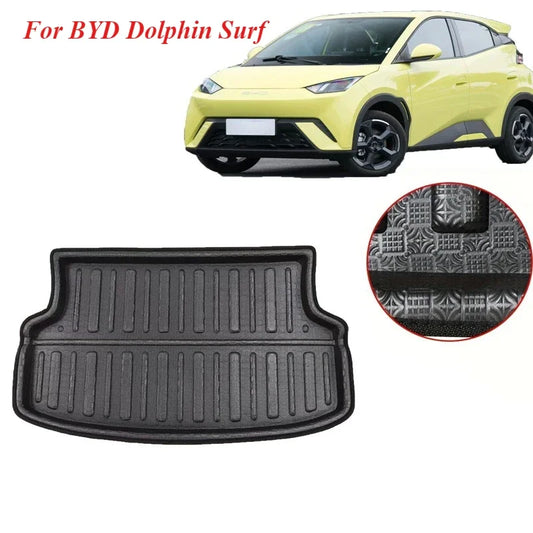Tapis de coffre arrière de voiture BYD Dolphin Surf, doublure de chargement sur mesure, plateau de sol de botte, accessoires de voiture 3D EVA
