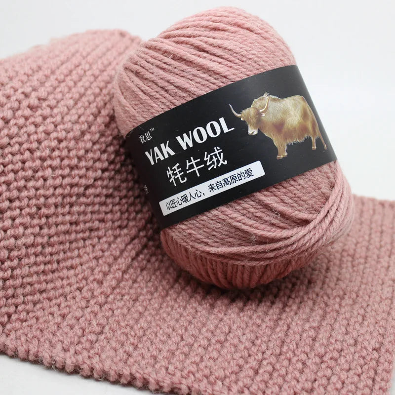 Fil épais de laine de cachemire Yak pour tricoter, écharpe de pull au Crochet, fil de laine mélangée mérinos tricoté de haute qualité