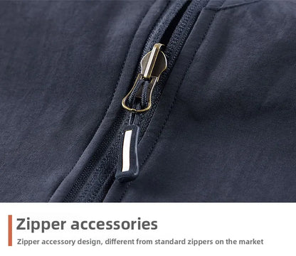 سترة سميكة مبطنة بالصوف للرجال، ملابس خارجية مزدوجة الوجه، خريف وشتاء، ملابس عمل كاجوال، جيوب متعددة، مقاس كبير