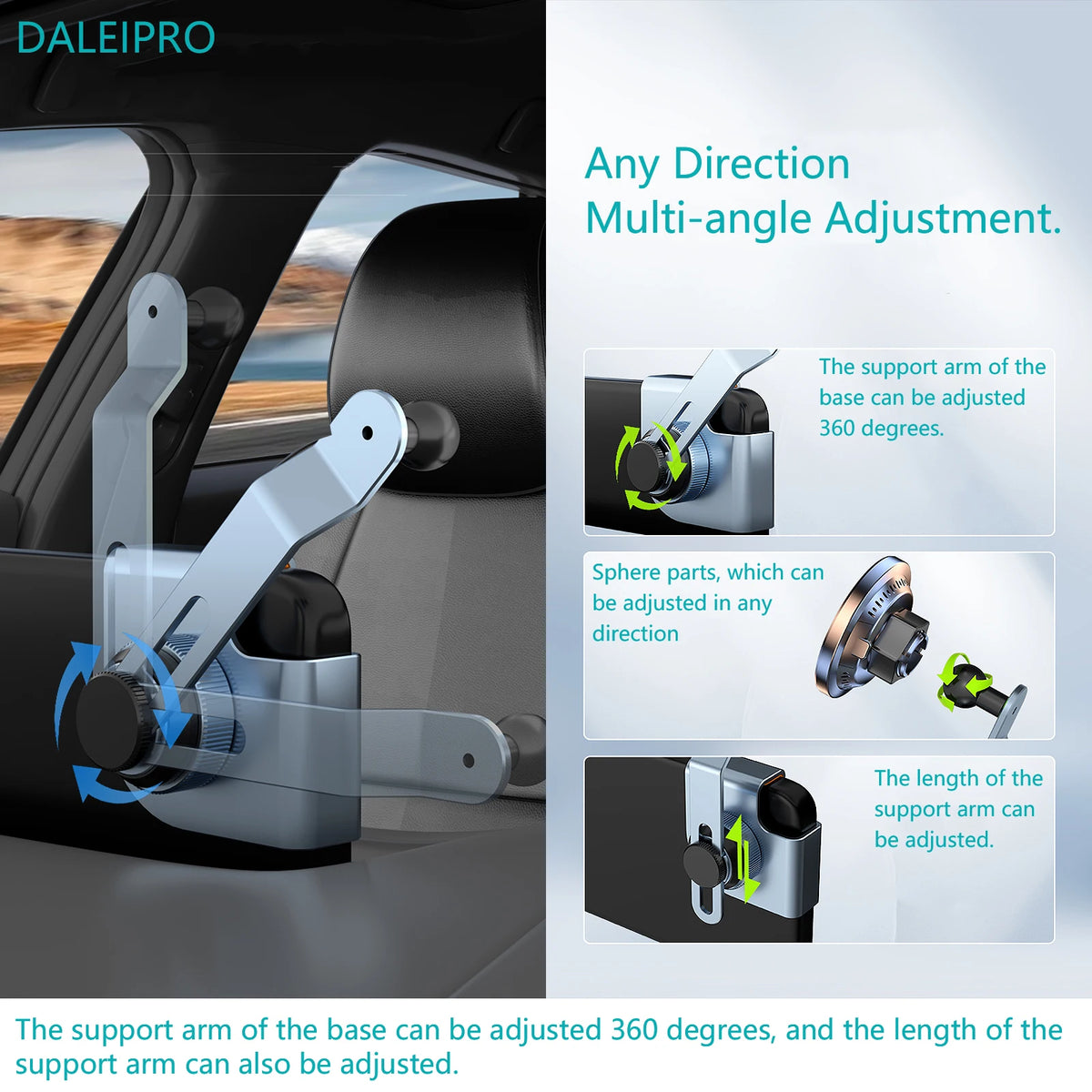 Support de téléphone de voiture en alliage d'aluminium pour BYD Seal U, support de charge sans fil, aspiration magnétique, écran d'affichage, partenaires