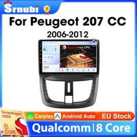 Autoradio Carplay sans fil Android pour Peugeot 207 CC 207CC 2006-2015 lecteur multimédia Navigation 2Din unité principale stéréo Auto