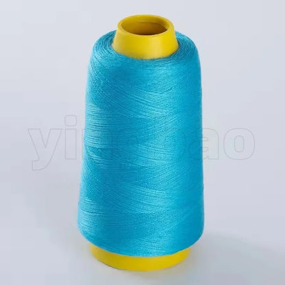 Fil à coudre en Polyester solide et Durable, 1300 Yards/rouleau, Machine à coudre professionnelle, broderie, outils de couture à domicile