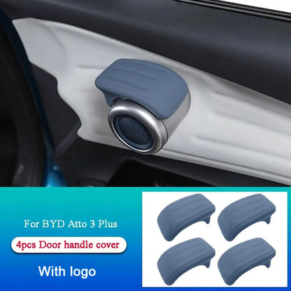 Couvercle de Protection en Silicone pour main courante de porte BYD Atto 3 Yuan Plus 2022 – 2023, boîte d'accoudoir de changement de vitesse, Protection intérieure de voiture