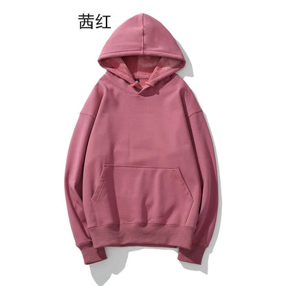 Pull en peluche à épaules dénudées pour hommes, Logo personnalisé, ample, couleur unie, grande taille, Hip-hop, rue, pull vierge