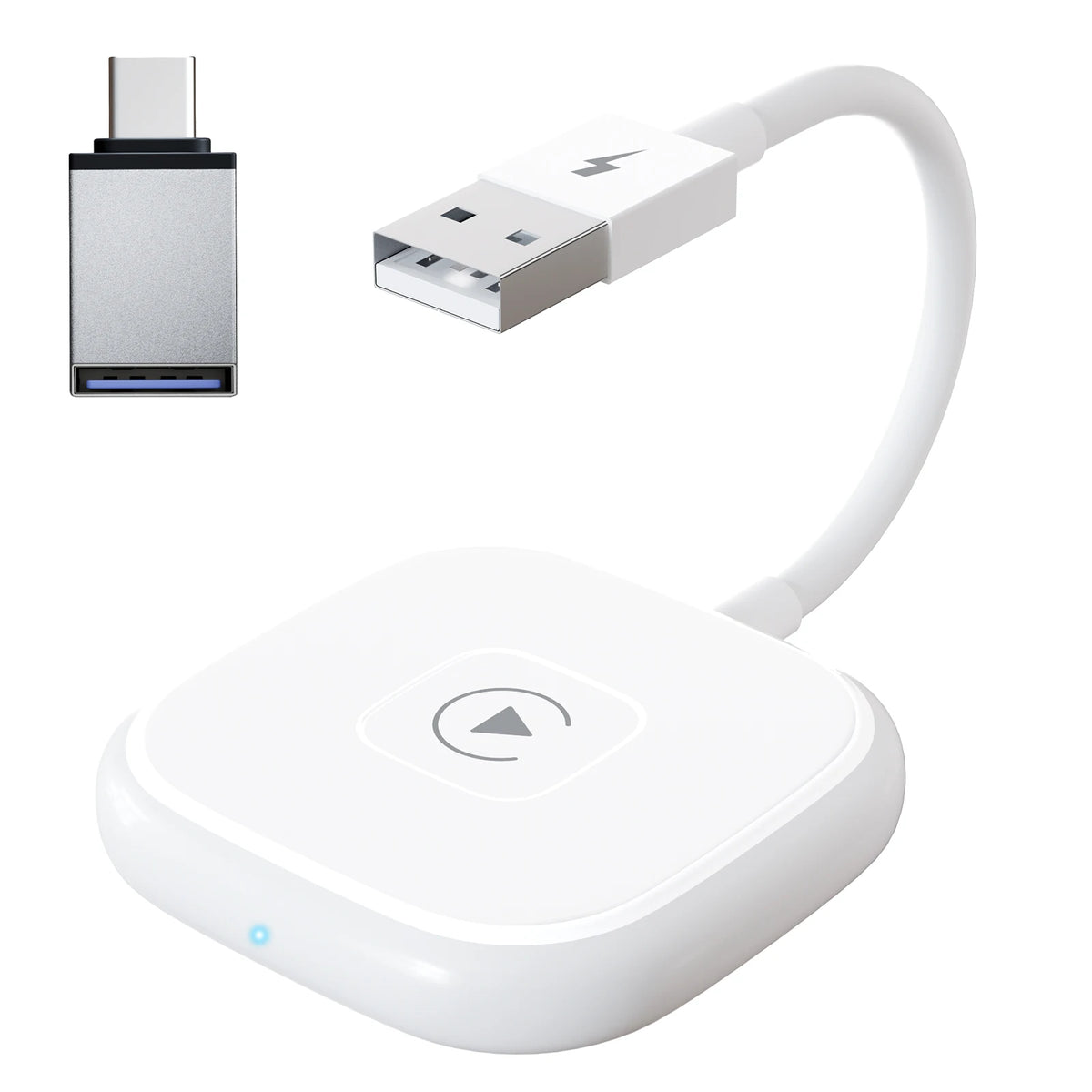 Adaptateur CarPlay sans fil IOS ou Android Auto sans fil 5G WiFi type-c USB Plug Play CarPlay sans fil