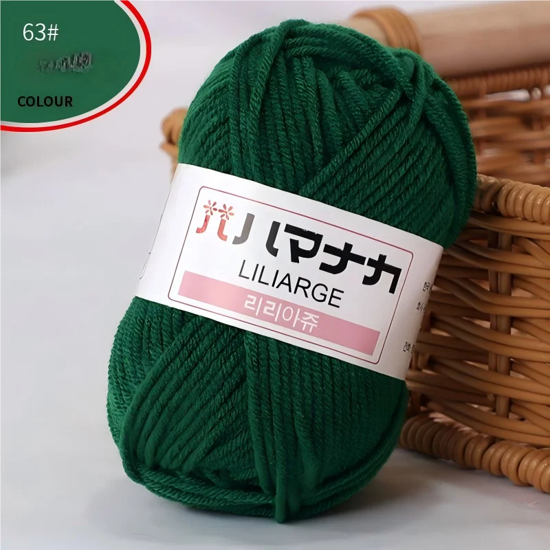 Fil à tricoter en coton doux et épais pour bébé, fil de velours en fibres épaisses pour tricot à la main, fil à crocheter pour pull DIY