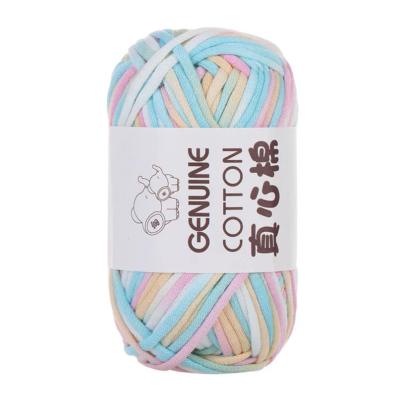 Fil à tricoter en coton et Nylon doux, 50g/boule, 80M, fil à tricoter au Crochet pour débutants avec points de Crochet faciles à utiliser