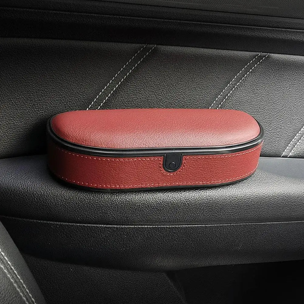 Support d'accoudoir de porte de voiture universel, hauteur réglable, coussin de rangement, accoudoir de voiture avec boîte en cuir PU souple, support d'accoudoir X2Y0