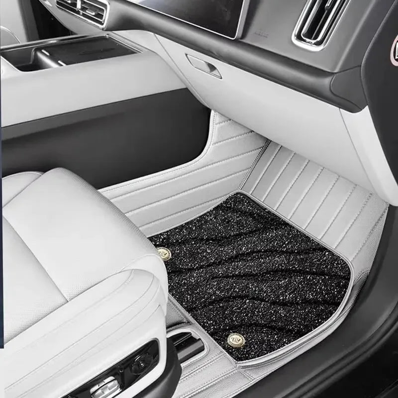 Ensemble complet de tapis de sol de voiture personnalisés en cuir, pour Grand Cherokee WK2 2011 2012 2013 2014 2016 2018, accessoires automobiles