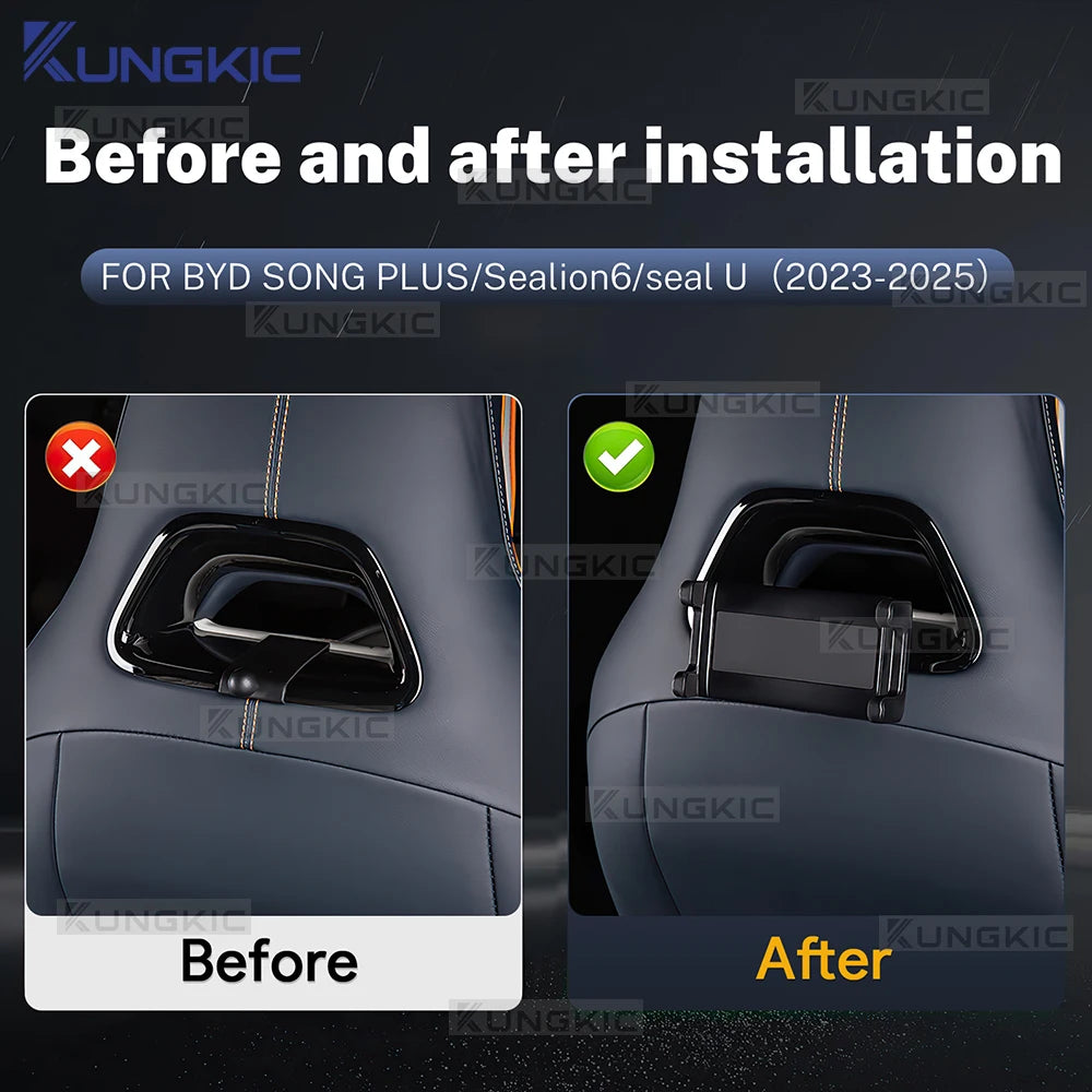 Support multimédia arrière spécial pour iPad et téléphone pour BYD Song Plus ATTO 3 2023 2024 2025 Sealion 6 Seal U Atto3
