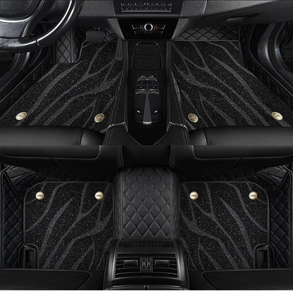 Tapis de sol de voiture personnalisé Double couche 5D, pour Mitsubishi Pajero Sport, accessoires de voiture, doublures de sol