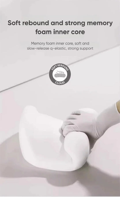 RazorRide – وسادة دعم أسفل الظهر من الميموري فوم، لون موحد، لتخفيف الآلام، مقعد القيادة، وسادة خصر، وسادة ظهر ناعمة للسيارة
