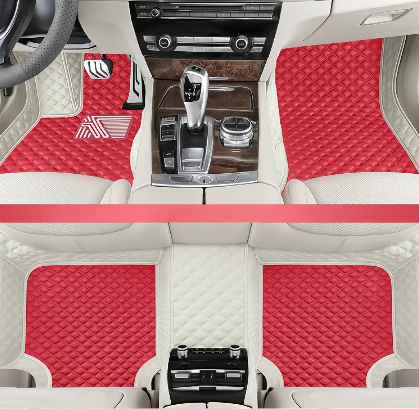 Tapis de sol de voiture personnalisés adaptés à la BMW X5 5 sièges véhicule électrique 2017-2019 tapis de pied en cuir automatique tapis