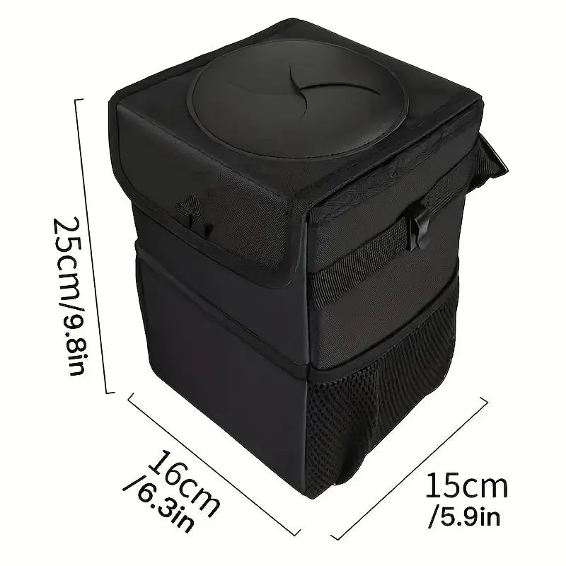 Poubelle de voiture étanche, organisateur d'accessoires de voiture, poche de rangement de voiture, fermé et Portable