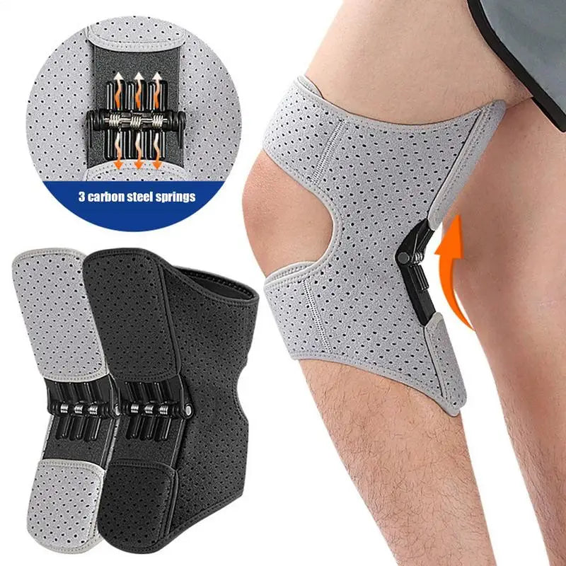 Genouillère respirante pour le cyclisme, rehausseur de genou, attelle de levage à ressort, aide à la marche, protège les partenaires, coussin d'appoint