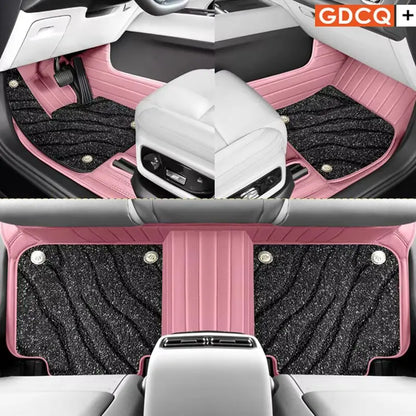 Ensemble complet de tapis de sol de voiture personnalisés en cuir, pour F30 2013 2014 2015 2016 2017, accessoires automobiles