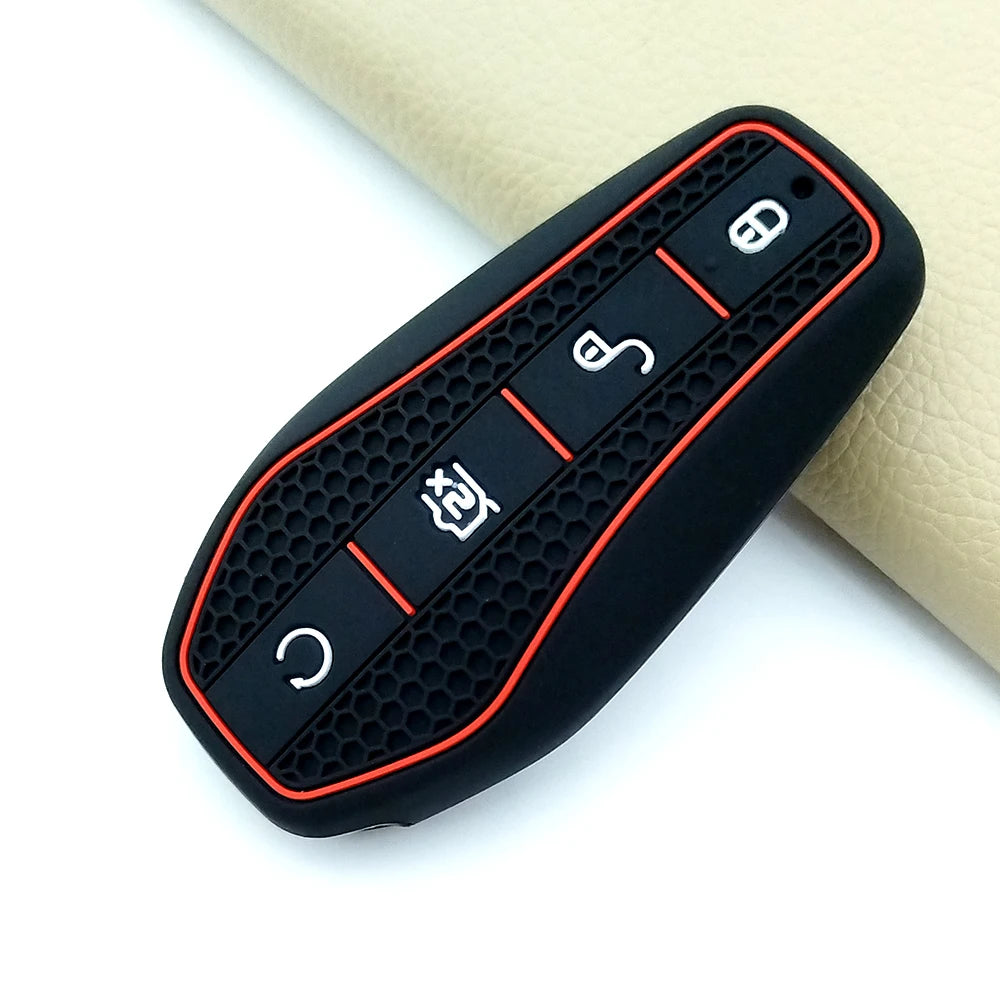 Housse de protection en Silicone pour clé de voiture, pour BYD Han Ev Tang Dm/Qin PLUS/Song Pro/MAX/Yuan Dolphin E2, accessoires de voiture, 2025