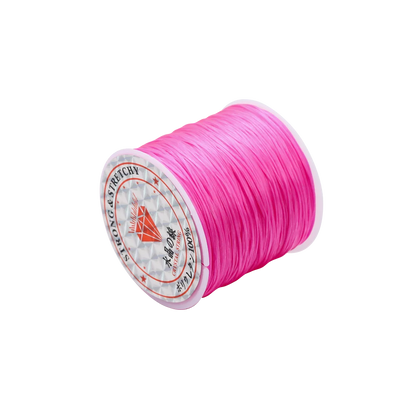 Fil élastique rond en cristal, 10 mètres, 0.7mm, cordon extensible en caoutchouc et Nylon pour la fabrication de bijoux, Bracelet de perles