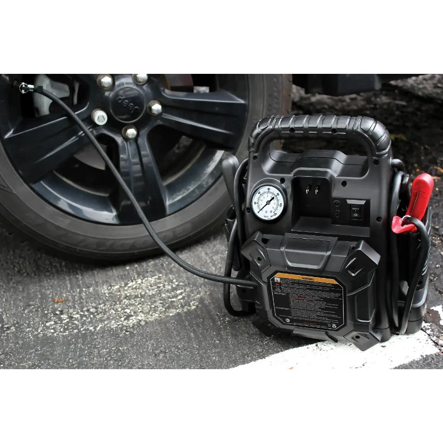 Clore Jump-N-Carry JNC550A 12V 1100 ذروة أمبير Jump Starter مع نظام هوائي