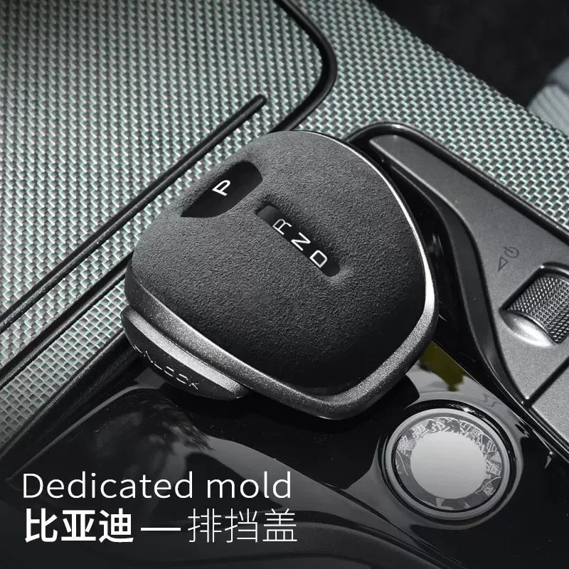 Manchon de changement de vitesse en daim, couvercle de poignée de commande centrale pour BYD Song Plus Han Qin Tang, 1 pièce