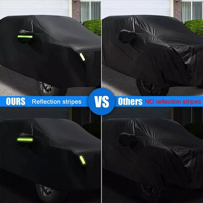 Bâches de voiture 6 en 1 pour BYD Yangwang U8, imperméable, anti-poussière, UV, anti-neige, résistant aux rayures