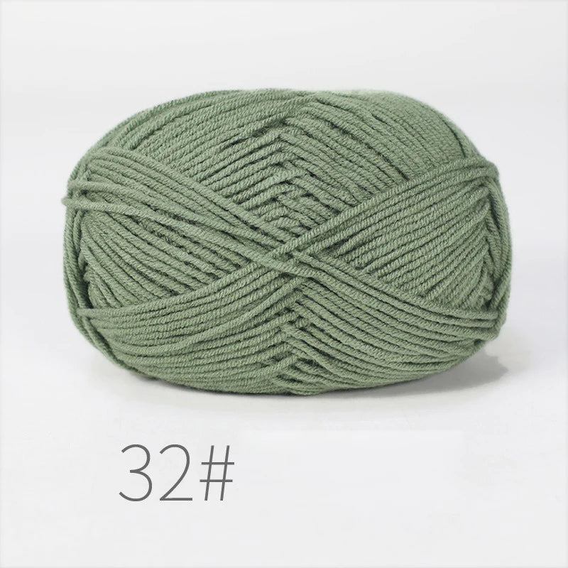 Nouveau 5 pièces couleurs mélangées fil lait coton fil combinaison Crochet tricot fil ensemble pour à la main bricolage artisanat pull écharpe tricot
