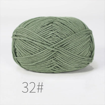 Nouveau 5 pièces couleurs mélangées fil lait coton fil combinaison Crochet tricot fil ensemble pour à la main bricolage artisanat pull écharpe tricot