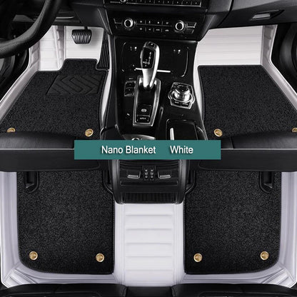 Tapis de sol de voiture personnalisé Double couche, pour Lincoln Navigator 2002 – 2024 ans, accessoires de voiture, doublures de sol