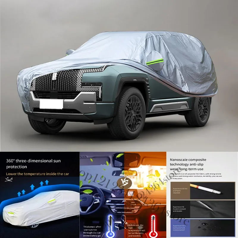 Juste de voiture BYD Yangwang U8, anti-neige, anti-poussière, anti-UV, anti-pelage, peinture et anti-pluie, 210t, protection de voiture