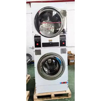 Combinaison laveuse et sèche-linge empilés à pièces