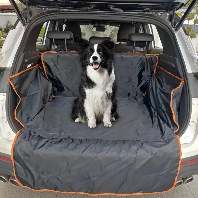 Tapis de coffre automatique en polyester durable pour animaux de compagnie – Tapis antidérapant, résistant aux rayures et facile à nettoyer pour SUV et voitures, tapis de sécurité pour animaux de compagnie