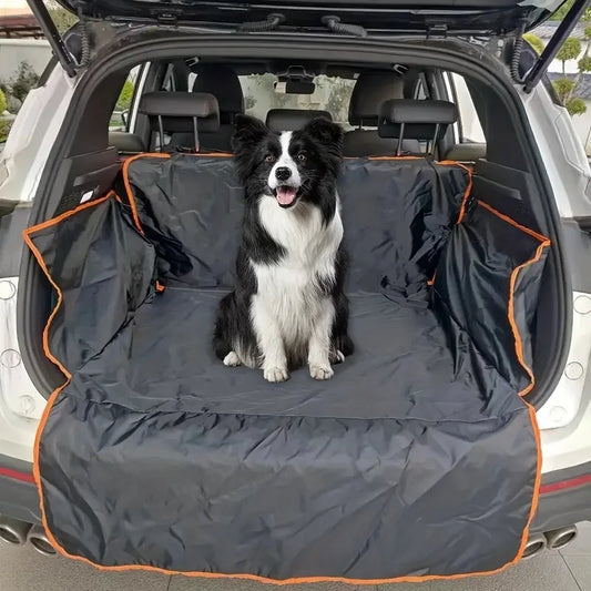 Tapis de coffre automatique en polyester durable pour animaux de compagnie – Tapis antidérapant, résistant aux rayures et facile à nettoyer pour SUV et voitures, tapis de sécurité pour animaux de compagnie