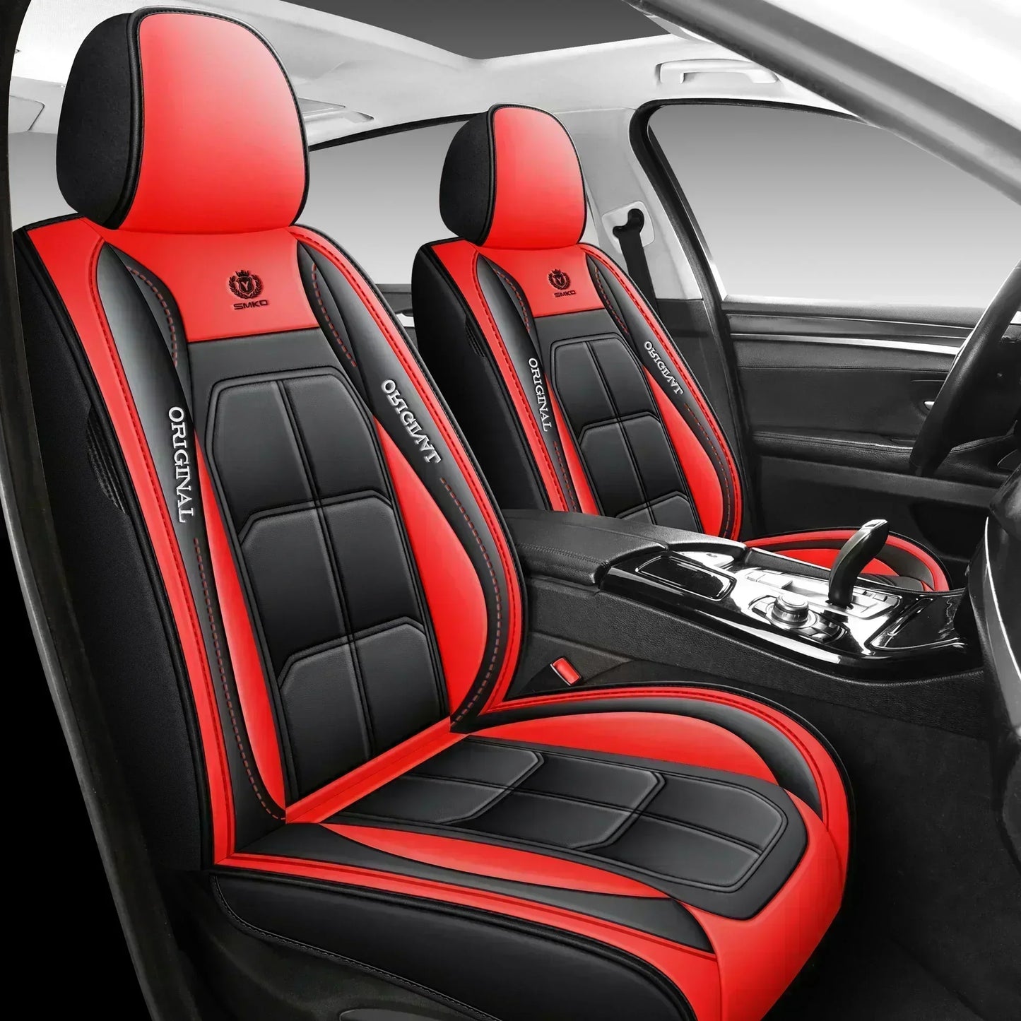 1pcs All inclusive seat cover full leather car seat cushion single seat driver and passenger seat cover all season universal pad