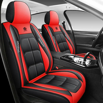 1pcs All inclusive seat cover full leather car seat cushion single seat driver and passenger seat cover all season universal pad