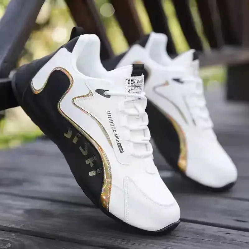 Chaussures de voyage décontractées pour hommes en cuir, confortables et tendance, chaussures de sport et de loisirs pour hommes, toutes saisons, chaussures tendance