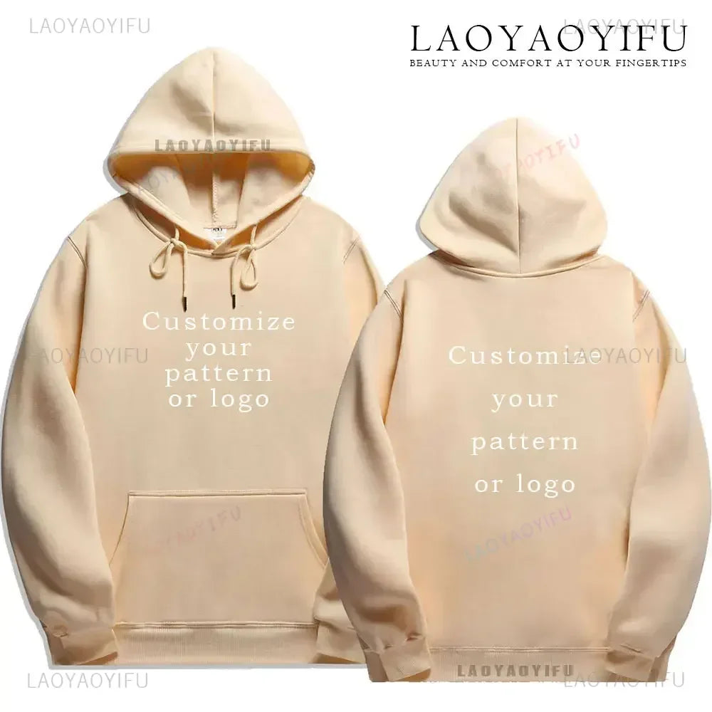 Sweat à capuche personnalisé avec Logo personnalisé, sweat-shirt chauffant et confortable pour étudiant, texte imprimé personnalisé, bricolage, à la mode