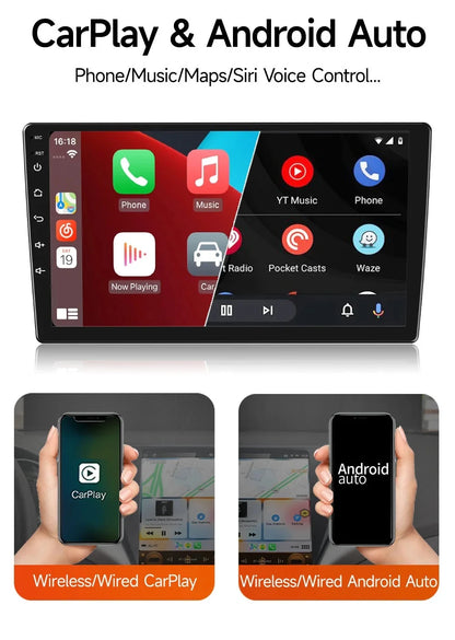 JIUYIN-Autoradio TS18 AI Voice Wireless CarPlay Android Auto Radio pour Smart Fortwo 451, 2005-2010, 4G, GPS, 2Din, Limitation de la voiture