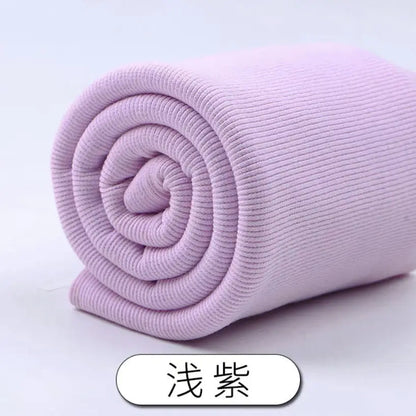 Tissu fileté élastique en coton, manches de sweat-shirt, col, ourlet, bord inférieur, tissu tricoté à revers élastique pour vêtements