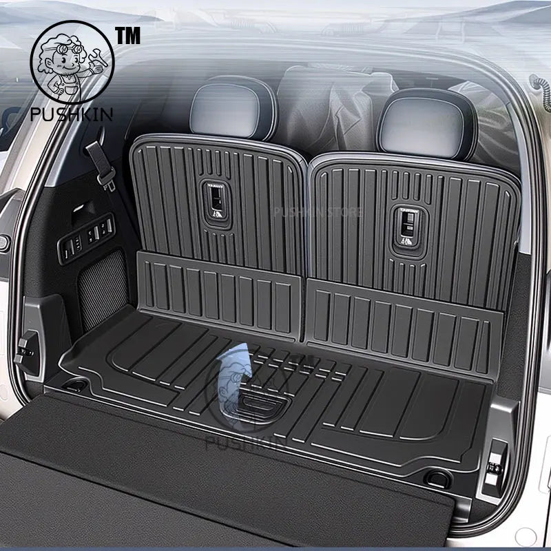 Tapis de protection pour dossier de siège arrière, tapis de coffre Anti-coup de pied, accessoires d'intérieur de voiture pour ZEEKR 9X 2025 2026