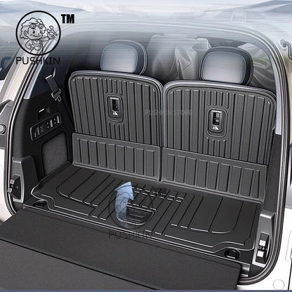 Tapis de protection pour dossier de siège arrière, tapis de coffre Anti-coup de pied, accessoires d'intérieur de voiture pour ZEEKR 9X 2025 2026